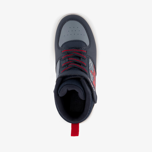 Spiderman jongens hoge sneakers blauw rood