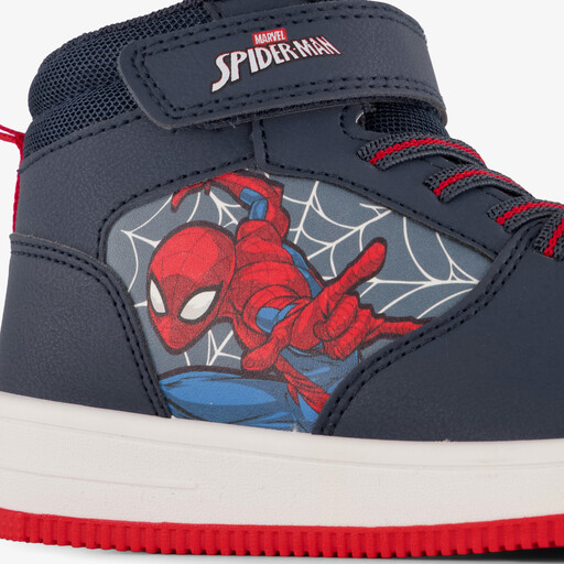 Spiderman jongens hoge sneakers blauw rood