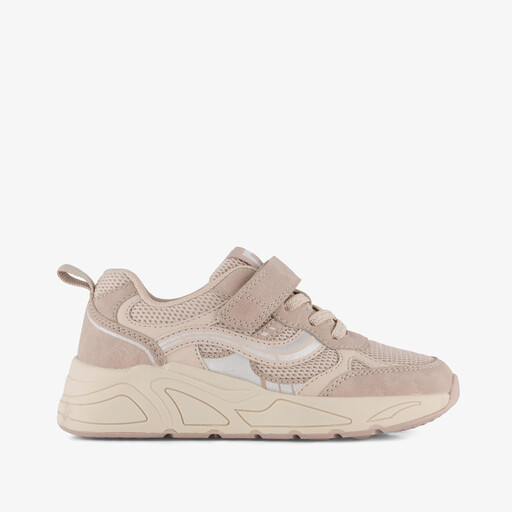 Meisjes sneakers beige