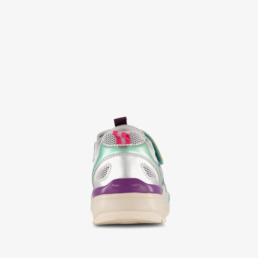 Meisjes metallic sneakers multicolor
