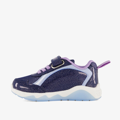 Meisjes sneakers met lichtjes blauw