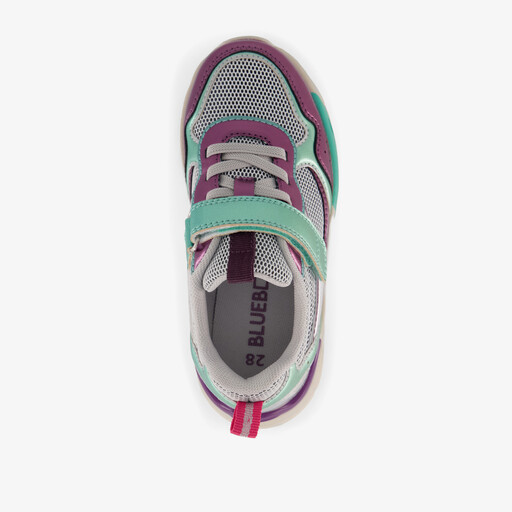 Meisjes metallic sneakers multicolor