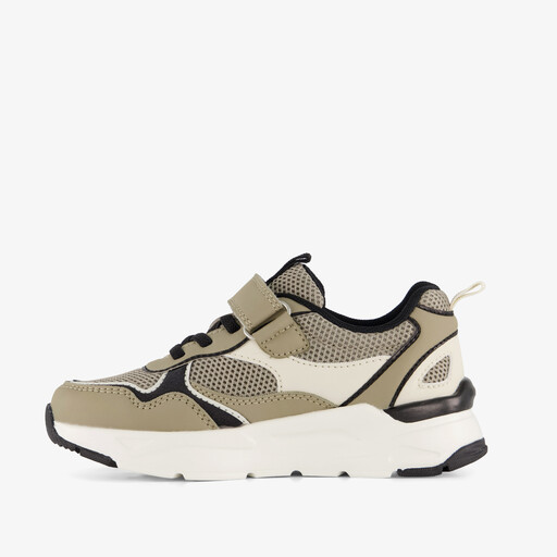 Jongens sneakers taupe