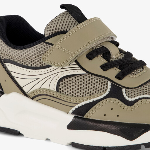 Jongens sneakers taupe