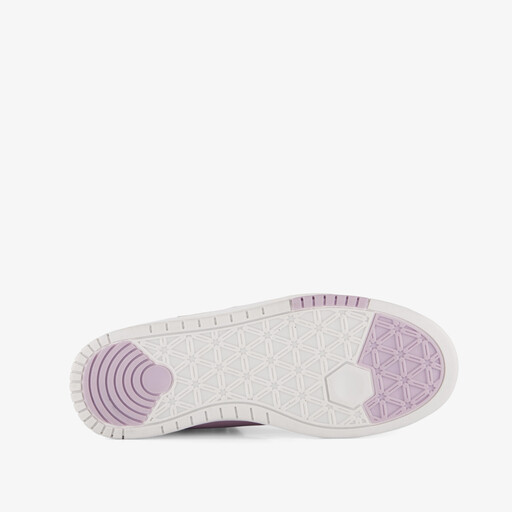 Meisjes hoge sneakers grijs roze