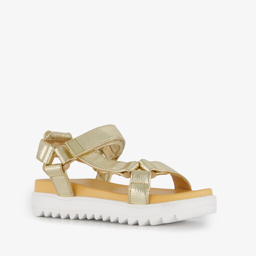 Meisjes sandalen goudkleurig