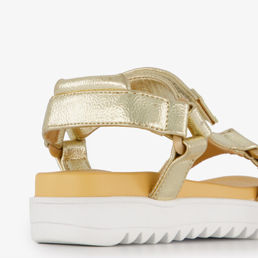 Meisjes sandalen goudkleurig