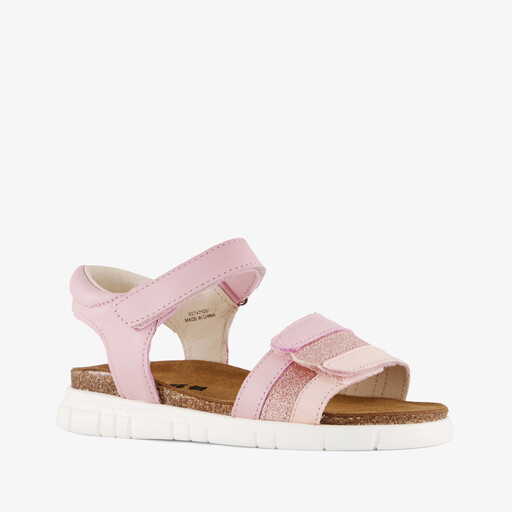 Leren meisjes sandalen roze