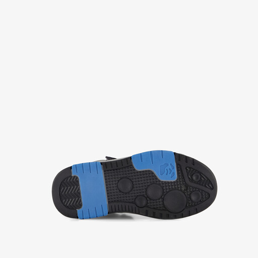 Hoge jongens sneakers grijs blauw