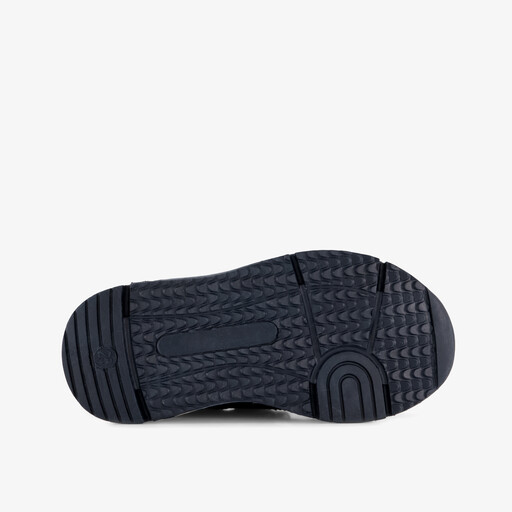 Suède jongens sneakers donkerblauw