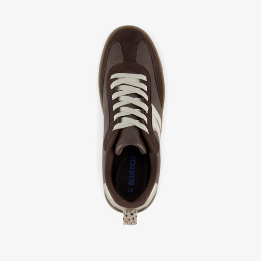Dames sneakers donkerbruin