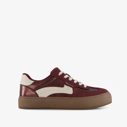 Dames sneakers bordeaux