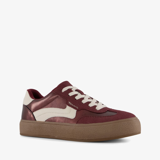 Dames sneakers bordeaux