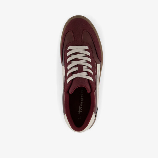 Dames sneakers bordeaux