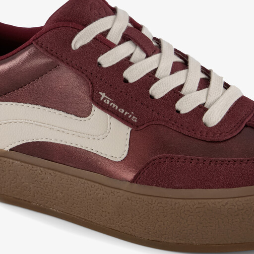 Dames sneakers bordeaux