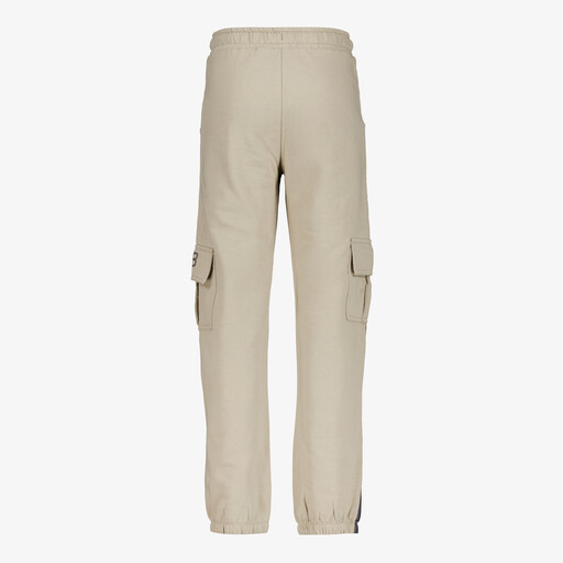 Jongens cargo joggingbroek beige