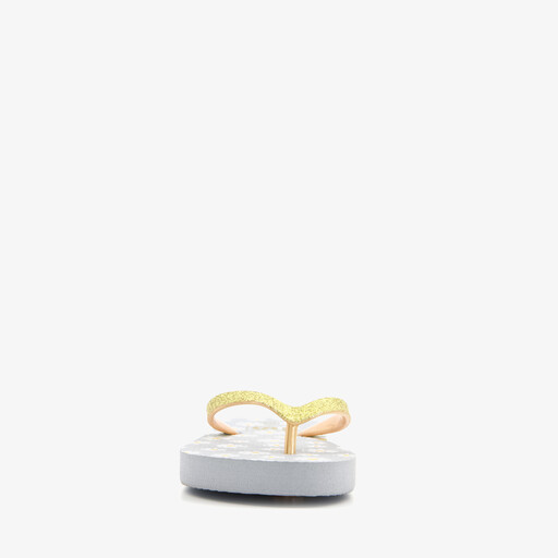 Meisjes teenslippers met madeliefjes