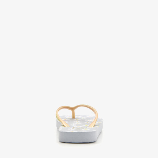 Meisjes teenslippers met madeliefjes