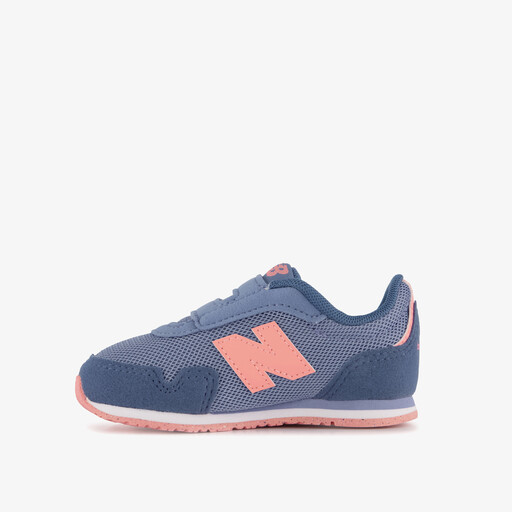 323 meisjes sneakers blauw roze