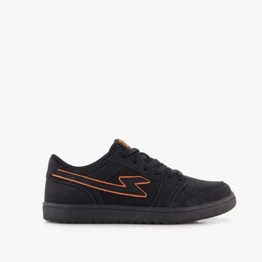 Jongens sneakers zwart oranje