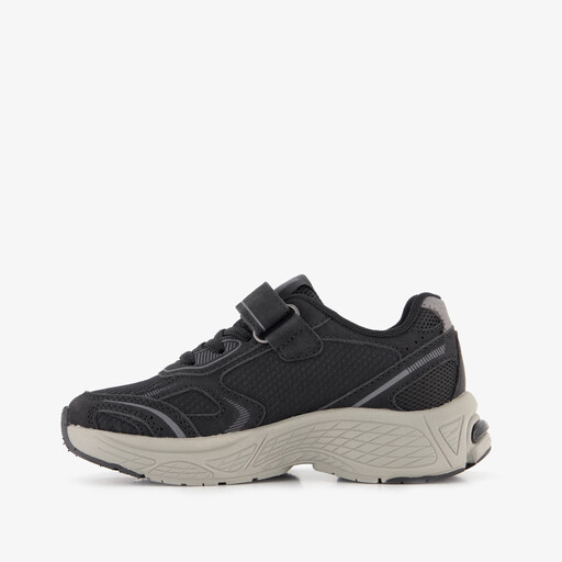 Jongens dad sneakers zwart grijs