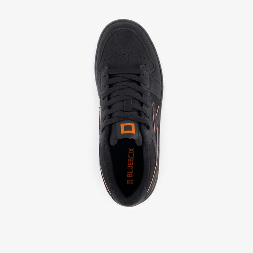 Jongens sneakers zwart oranje