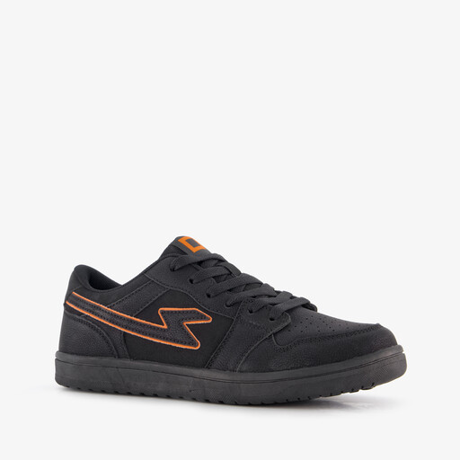 Jongens sneakers zwart oranje