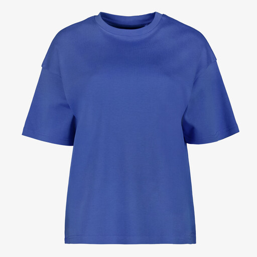 Oversized dames T-shirt blauw