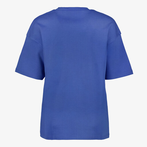Oversized dames T-shirt blauw