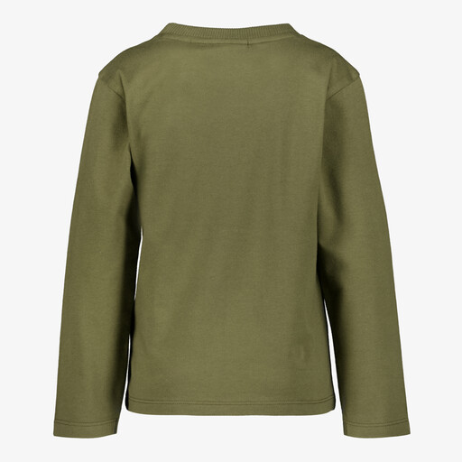 Jongens longsleeve shirt met opdruk groen