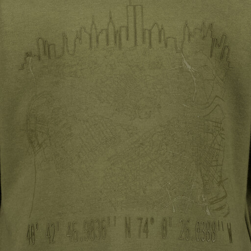 Jongens longsleeve shirt met opdruk groen