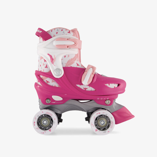 Feather Drops verstelbare rolschaatsen roze