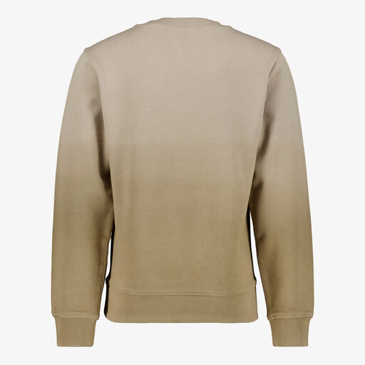 Jongens sweater met opdruk beige