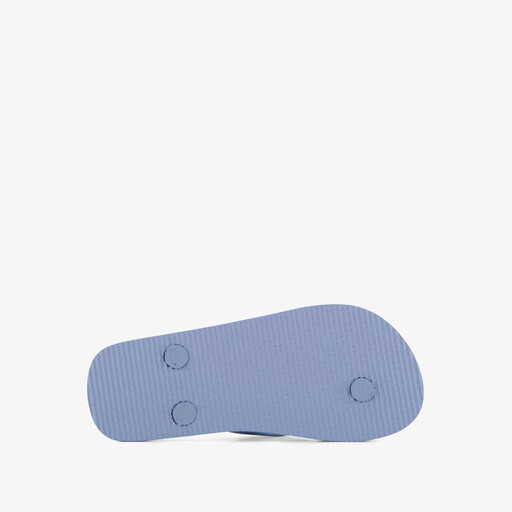 Kinder teenslippers met smiley blauw