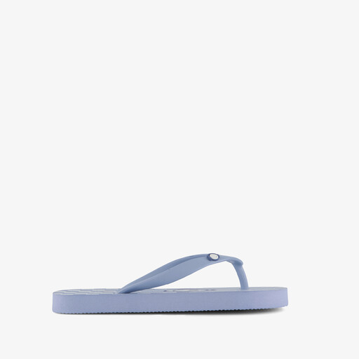 Kinder teenslippers met smiley blauw