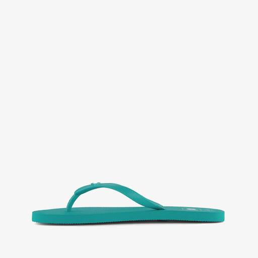 Dames teenslippers aqua blauw