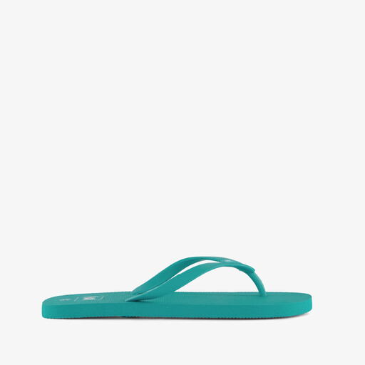 Dames teenslippers aqua blauw