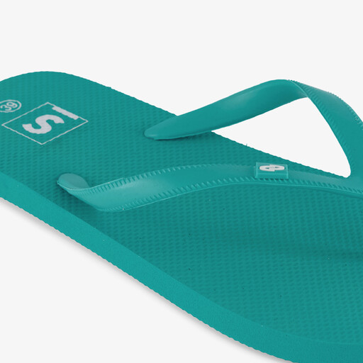 Dames teenslippers aqua blauw
