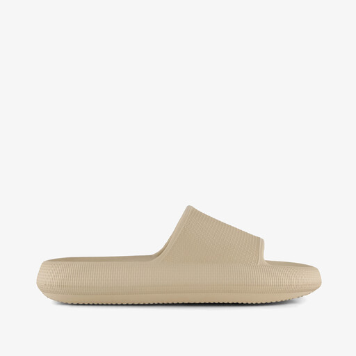 Heren badslippers beige