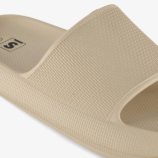 Heren badslippers beige