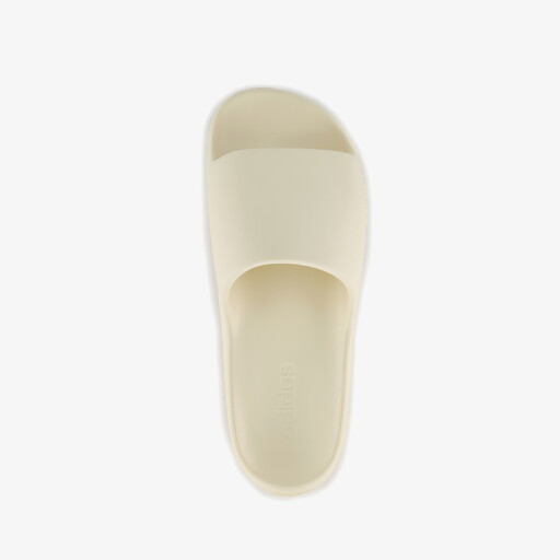 Adilette Lumia dames badslippers creme