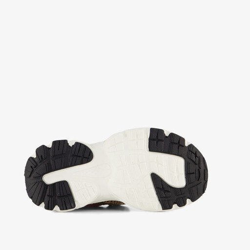 Leren meisjes sneakers bruin roze cheetah print