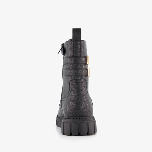 Meisjes veterboots zwart
