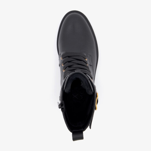 XX bij dames veterboots zwart