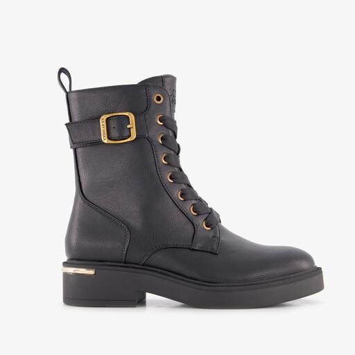 XX bij dames veterboots zwart