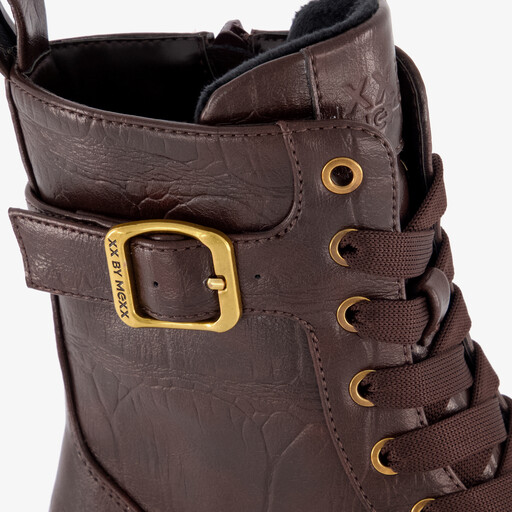 XX bij dames veterboots bruin