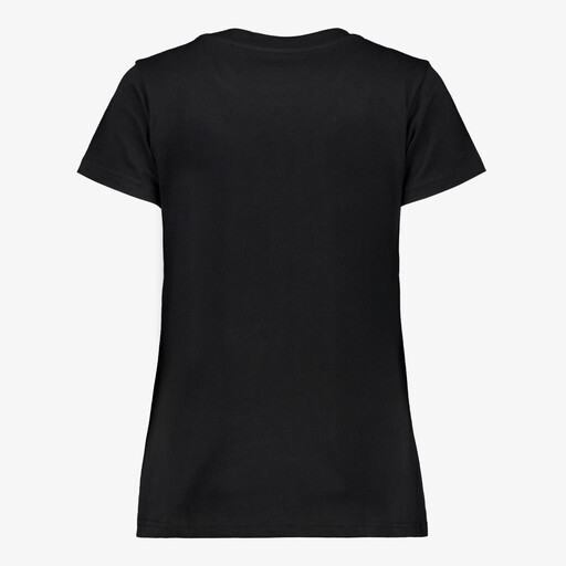 Dames T-shirt met strik zwart