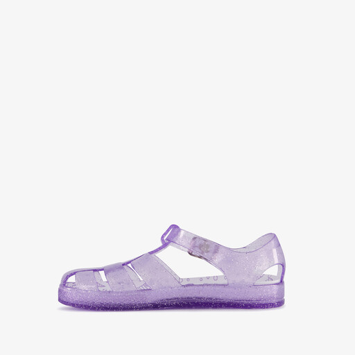 Meisjes waterschoenen met glitters lila