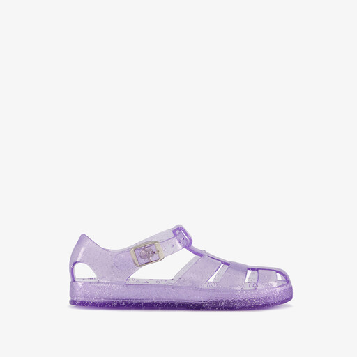 Meisjes waterschoenen met glitters lila