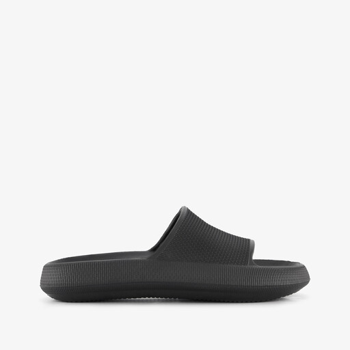 Dames badslippers zwart